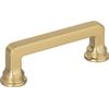 Atlas Homewares A101-WB Oskar Collection Pull, Warm Brass