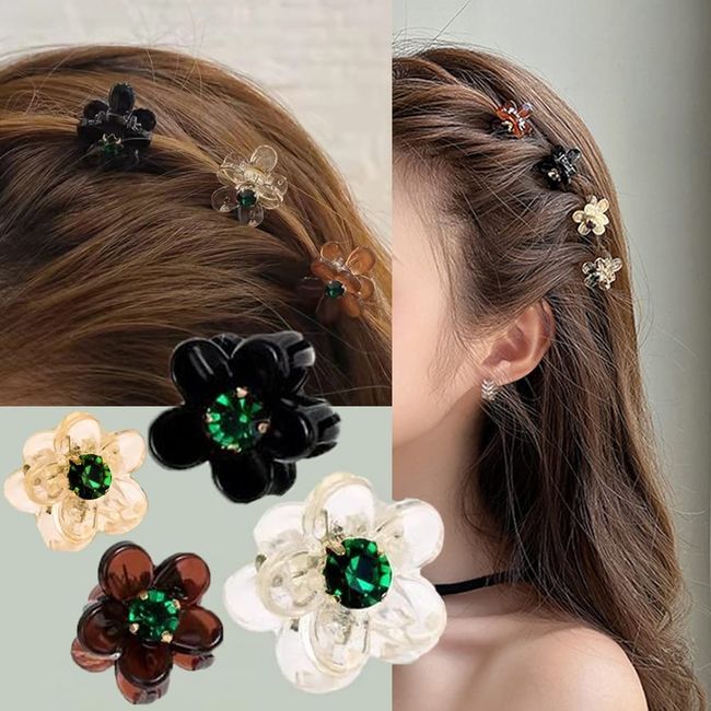 Flower Bouquet Claw Clip, Floral Hair accessories