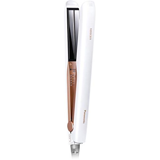 Panasonic Nanocare EH-HS0E-W Hair Straightening Iron, White