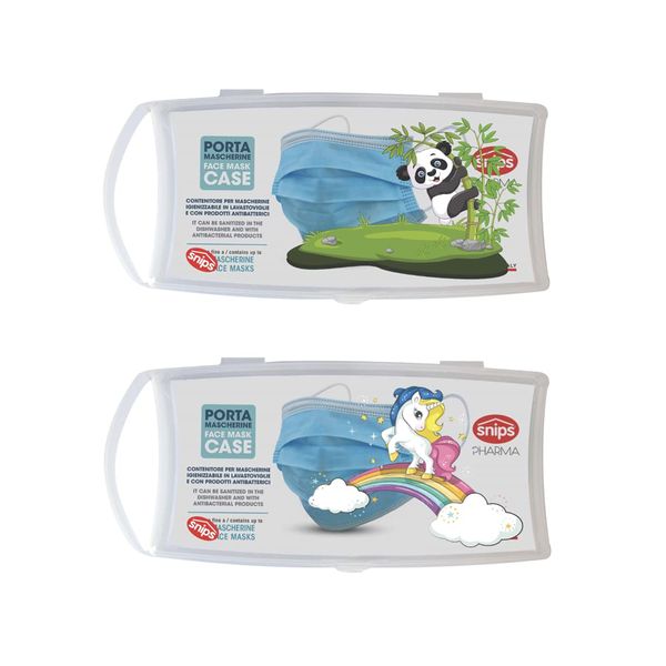 Snips Kids Mask Holder White with Decoration Small