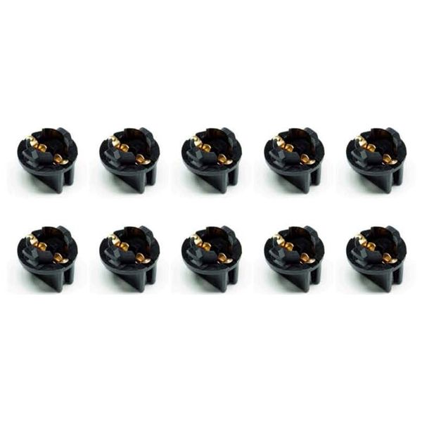 PA LED 10 PCS 194 T10 #555 Pinball Machine Light Bulb Socket Twist Lock Wedge Instrument Base