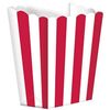 Amscan Candy Buffet Popcorn 5 Treat Boxes, Apple Red