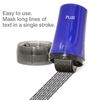 The Original Guard Your ID Advanced Roller 2.0 Identity Theft Prevention Security Stamp Blue