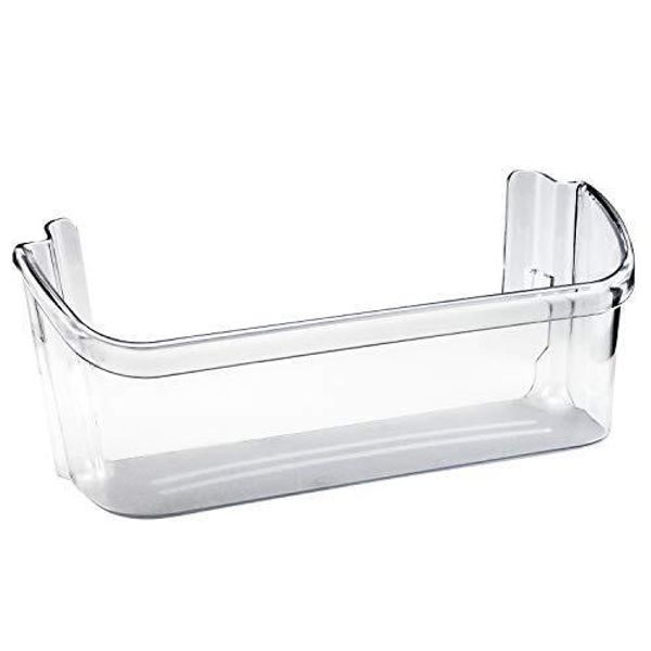 240363702 14.3in(L)×4.2in(W)×5.5in(H) Clear Refrigerator Door Bin Side Shelf