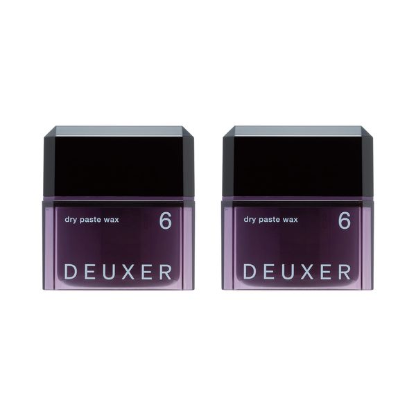 DEUXER Dry Paste Wax 6 (Set of 2) Hair Wax Floral Berry 2