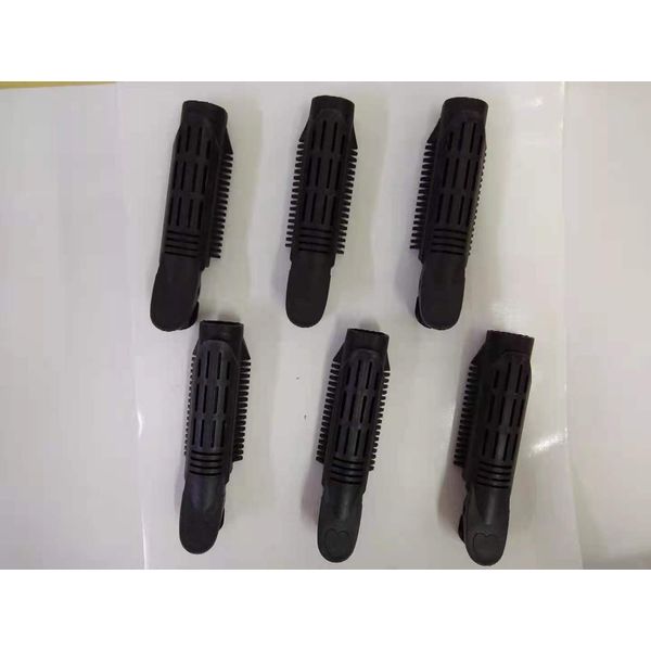 6 PCS Hair Root Fluffy Clip, Natural Fluffy Hairpin, DIY Hair Curler Clip Naturally Fluffy Curly Hair Styling Tool, Self-holding Curling Root Clip for Long & Short Hair 66613 (Black 6)