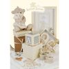 Button Corner Resin First Tooth and First Curl Set Christening Rabbit & Teddy Trinket Boxes CG752