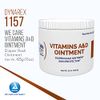 Dynarex Vitamins A & D Ointment, Ointment with Vitamin A and Vitamin D Helps Prevent & Treat Skin Irritation, Diaper Rash, White, 15 Ounce (Pack of 12)