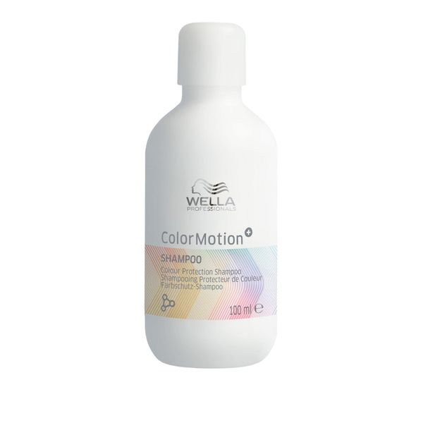 Wella Professionals ColorMotion+ Colour Protection Shampoo - Professional Hair Care for Coloured Hair - Deep Cleansing Shampoo with WellaPlex Structure Strengthener - 100 ml