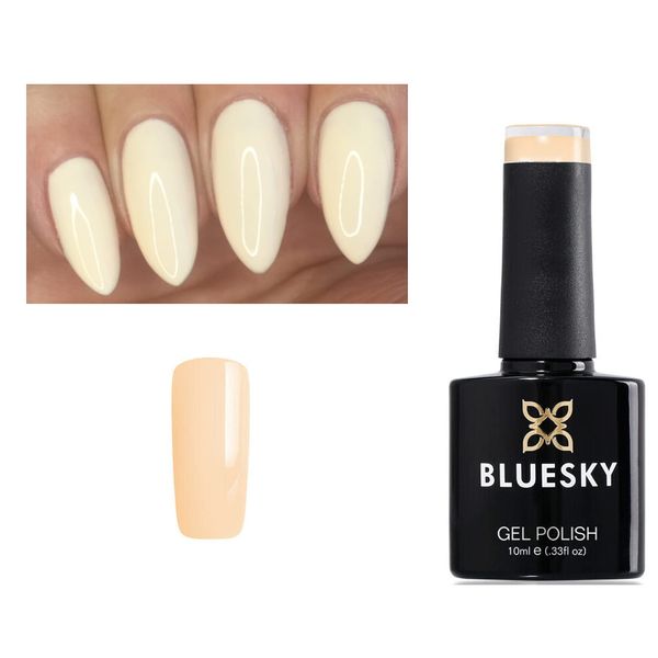 Bluesky CREAM IVORY Pure Vanilla, Light Cream/Ivory Summer Colour Nail Gel Polish UV LED Soak Off 10ml