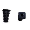 SPORTARC Cable Sleeve, Rubber Strain Relief Cord Protector, 5mm-Black