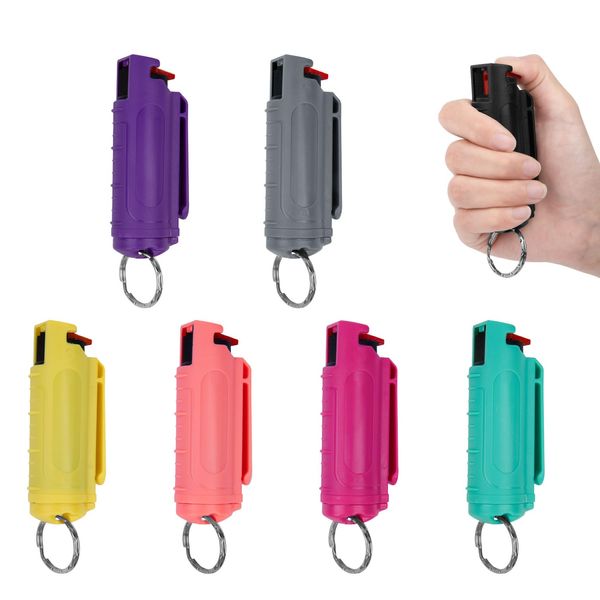 Mageloly OC Gel Pepper Spray, 32 Bursts 2.0% MC Defense Spray Belt Clip Holder. Pepper Spray Keychain for Women Self Defense.Tear Gas with Quick Release for Easy Access Finger Grip