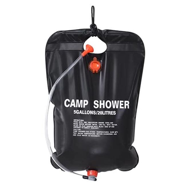 Portable Shower, 6.6 gal (20 L), Simple, Manual Operation, Water Portable, For Beaching, Outdoors, Camping, Outdoors, Disasters, Hand Wash