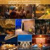 48ft String Lights X-mas Decor S14 LED Waterproof IP65 Warm for Outdoor W/Remote