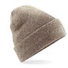 Beechfield Unisex Original Cuffed Beanie Baskenmütze, Heather Oatmeal, Einheitsgröße