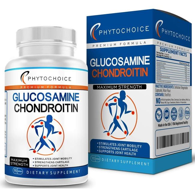 Glucosamine Chondroitin Turmeric Boswellia Joint Support Pain Relief Supplement