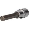 BRILLIANT TOOLS BT022874 1/2 Inch Hex Socket Bit Socket, 100 mm Long, 10 mm [Powered by KS Tools]