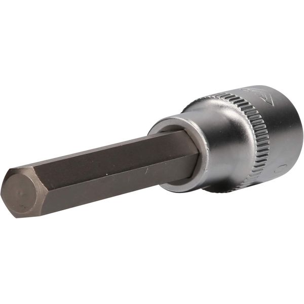 BRILLIANT TOOLS BT022874 1/2 Inch Hex Socket Bit Socket, 100 mm Long, 10 mm [Powered by KS Tools]