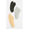 Heavenly Heelz Blk/Slvr/Btrcup Triple-Pack - Foot Petals #BHHF6030