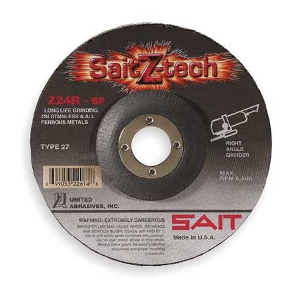 Depressed Center Wheel, T27, 7x1/4x7/8, ZA