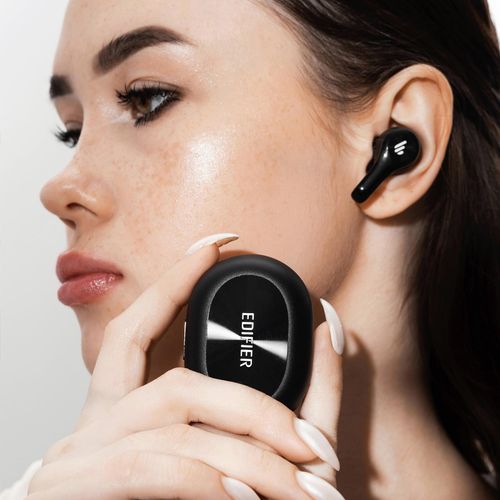 Edifier X5 Lite Bluetooth Earbuds True Wireless Headphones, in-Ear Earphones with Dual Microphones & Charging Case, Noise Cancellation & Game Mode for Phone Tablet Sports Workout - Black