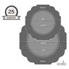 " OCCASIONS " 50 Plates Pack (25 Guests)-Heavyweight Wedding Party Disposable...