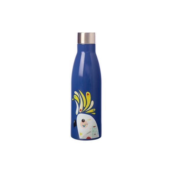 Maxwell & Williams Insulated Water Bottle, Cockatoo Design, Blue, 500 ml