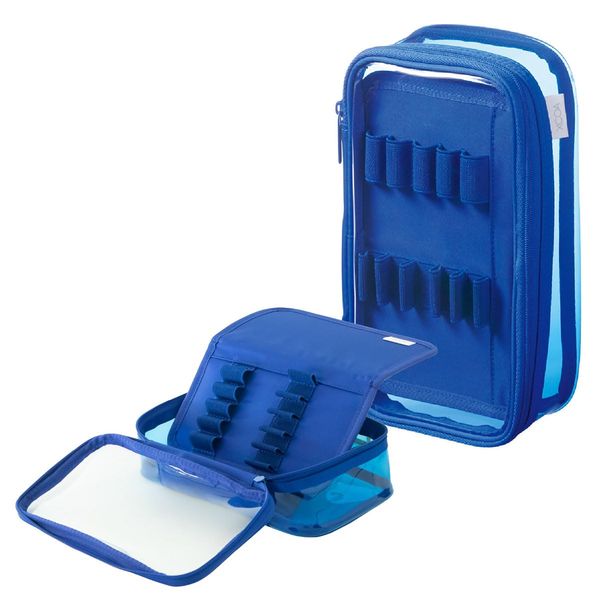 [Lihit lab.] Pen Case XCOA Cobalt Blue