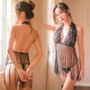 BAOQISHAN Luxurious 9-Piece Set, See-Through Leotard, Cute Babydoll, Sexy Underwear, Women's, Lace, See-through, Cosplay, Sailor Clothes, School Swimsuit, Costume, Erotic Underwear, Full Body Tights, Underwear, Adult Secret Packaging with T-back (Set of 9