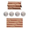 Half Dollar Coin Wrappers, 100 Flat Striped Coin Wrappers