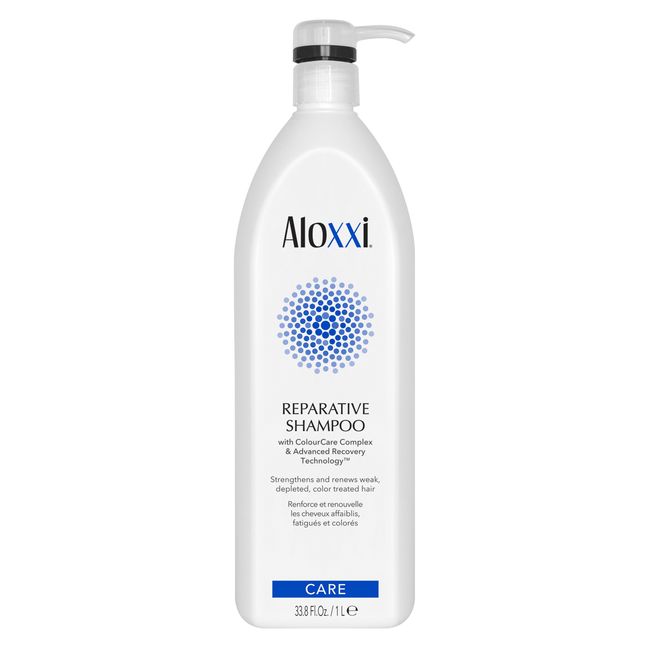 ALOXXI Reparative Hair Repair Shampoo for Damaged Hair with ColourCare Complex & Advance Recovery Technology - Cleanses Damaged & Over-processed Hair, 33.8 Fl Oz