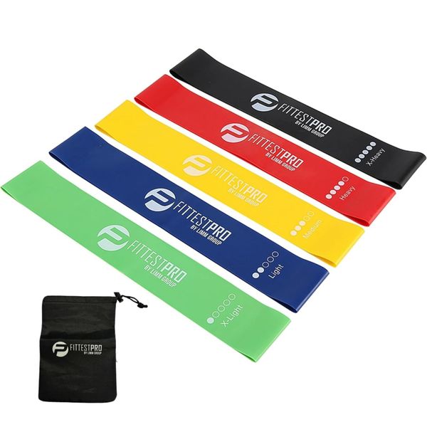 Limm Resistance Bands Exercise Loops - 12-inch Workout Flexbands for Physical