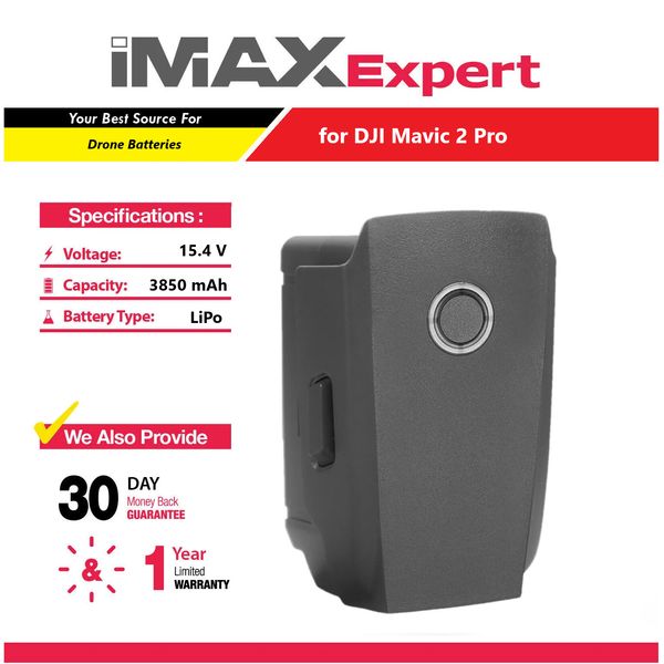 15.4V 3850mAh Intelligent High Capacity Battery Replacement DJI Mavic 2 Series