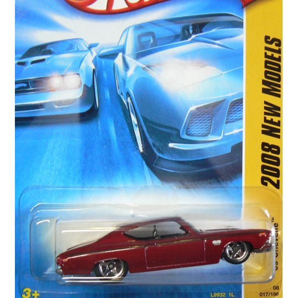 Hot Wheels 2008 017 17 New Models Red '69 Chevelle 1:64 Scale