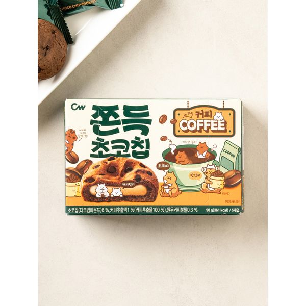 Cheongwoo Chewy Chocolate Chip Coffee Flavor 90 g