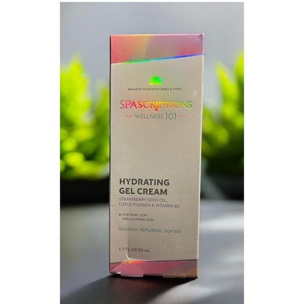 Spascriptions Wellness 101 Hydrating Gel Cream 1.7 oz. In Sealed Box