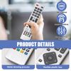 Remote Control for Sharp Aquos Smart TV, Replacement TV Remote with 4 Hot Button, Remote Control Universal for Ultra HD 4K Smart TV, No Voice Function, No Setup Required