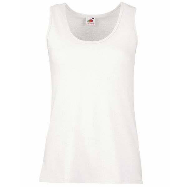 Women's Fit Valueweight Vest Medium White