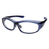 ATHLLY SAFETY SFG-005-2 High Performance Safety Glasses, Clear Navy/Clear