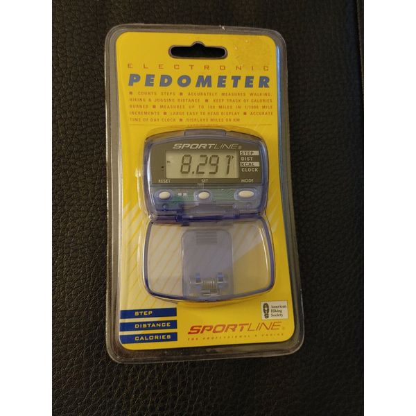 PERFECT HEALTH & WELLNESS TOOL PEDOMETER BY SPORTLINE, LASER TUNER & ACCURATE!