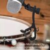 6PCS Drum Microphone Clip, Adjustable Mic Mount Clamp Holder Mic Securing Clip