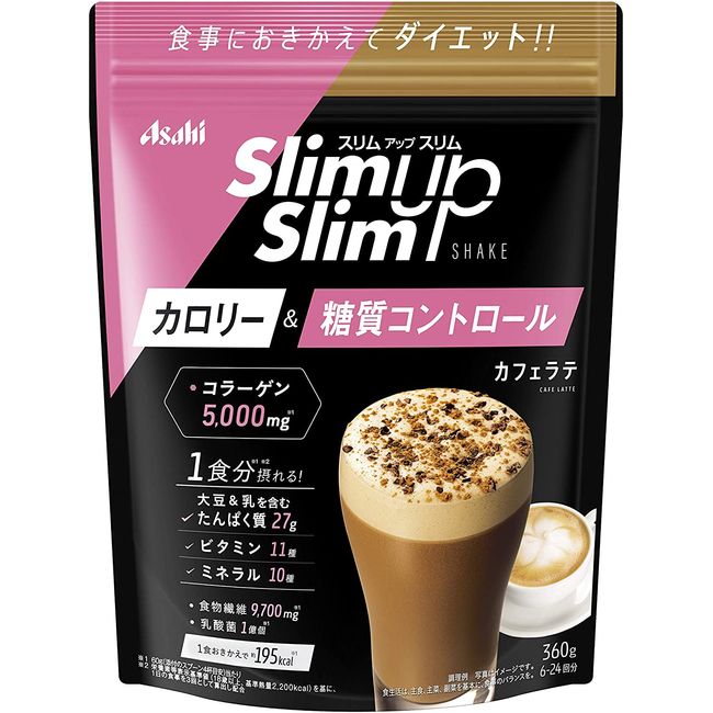 Slim Up Slim Shake Cafe Latte 360g Asahi Group Foods