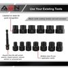 ABN Bolt Remover and Extractor Socket Set - 14pc Stripped Screw Remover Tools