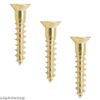 Slotted Flat Head Wood Screw Solid Commercial Brass #4X3/8" Qty 1000