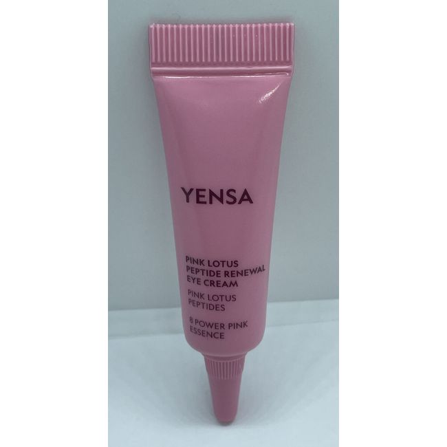 NEW Yensa Pink Lotus Peptide Renewal Eye Cream Travel Size 5ML/.16oz AUTHENTC