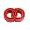 uxcell Type-D Red Universal Car Auto Rubber Shock Absorber Spring Bumper Buffer Power Cushion 2pcs