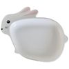 YBK Tech Cute Ceramic Rabbit Plate for Easter or Daily Use (10.5 Inches)