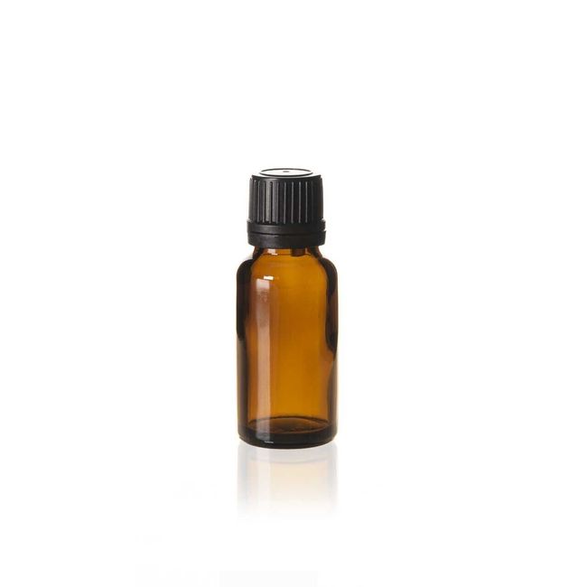 20 ml Amber Bottle with Tamper Evident Euro Dropper