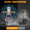 For Dodge Durango 2014 2015 4-Door 4x LED Front Headlight Bulbs + Fog Light