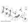 Shimano Spares RD-RX810 pulley bolt set
